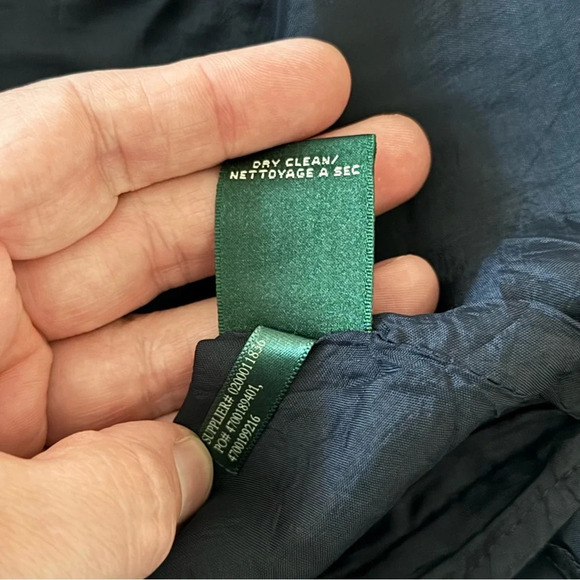 Lauren Ralph Lauren Navy Polka Dot Dress - Size 8 - Picture 12 of 12